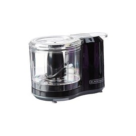 Black+Decker Picador de alimentos de un toque, color negro, modelo HC150B