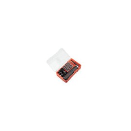 BLACK+DECKER Set de Atornillador Inalámbrico 4V con 27 Accesorios BD40K27-B3