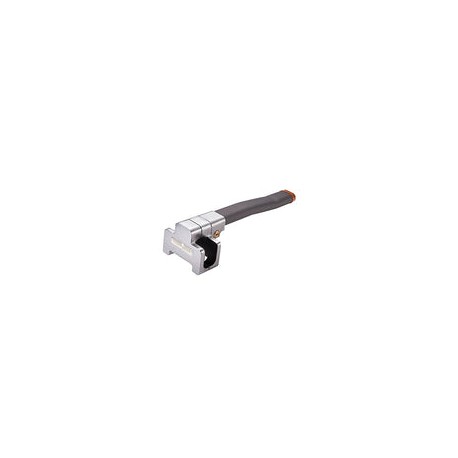 Blueshyhall Bloqueo universal antirrobo para volante de coche, dispositivo antirrobo seguro con llaves, color gris