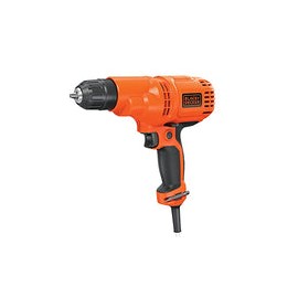 BLACK+DECKER Taladro con cable, 5.5 amperios, 3/8 pulgadas (DR260C)