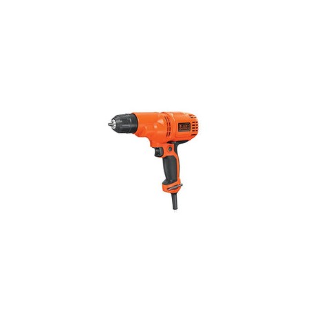 BLACK+DECKER Taladro con cable, 5.5 amperios, 3/8 pulgadas (DR260C)