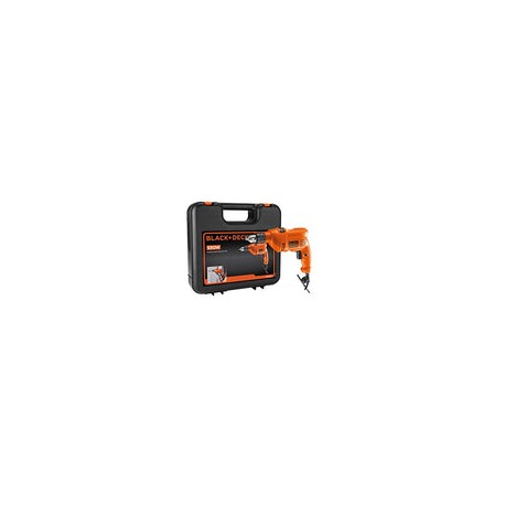 BLACK+DECKER Taladro Rotomartillo 3/8 Pulgadas 550W TP550K-B3