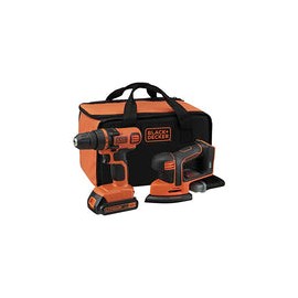BLACK+DECKER Taladro y Lijadora 20V MAX* con Hielera LD120SB-B3
