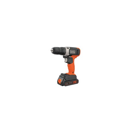 BLACK+DECKER Taladro/Atornillador Inalámbrico 20V MAX* BCD702C1-B3