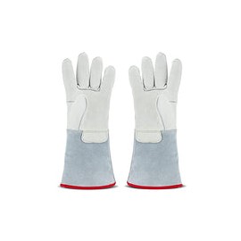 Bonvoisin Guantes criogénicos de 14.2 pulgadas/36 cm de largo medio brazo LN2 guantes protectores para nitrógeno líquido/hielo 