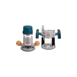 Bosch 1617EVSPK Kit combinado de herramientas de enrutador de madera – Enrutador de inmersión de 2.25 caballos de fuerza y kit 