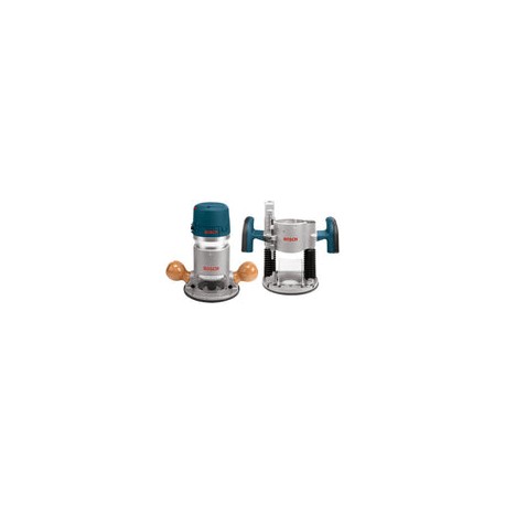 Bosch 1617EVSPK Kit combinado de herramientas de enrutador de madera – Enrutador de inmersión de 2.25 caballos de fuerza y kit 