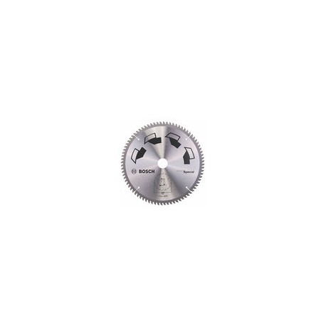 Bosch DIY Kreissägeblatt Special für verschiedene Materialien (Ø 250 mm, 80 zähne)