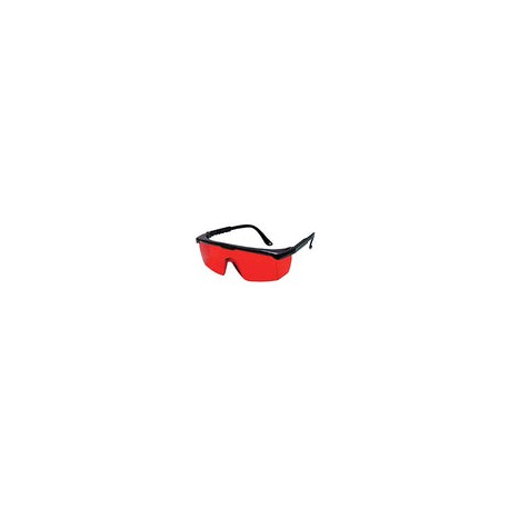 Bosch 57-GLASSES - Gafas para mejorar la vista láser con templo ajustable, lente roja, marco negro