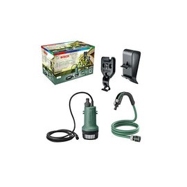 Bosch Bomba de agua sumergible Garden Pump 18 Kit de extensión (con accesorios de pared y tanque y manguera de jardín de 8 pies