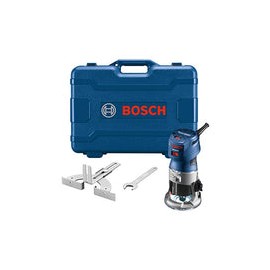 BOSCH GKF125CEK Colt 1.25 HP (máximo) Kit de router de palma de velocidad variable con guía de borde