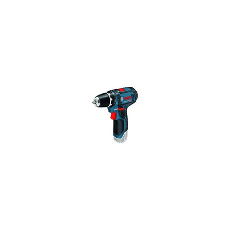 Bosch GSR 12V-15 - Taladro inalámbrico, con portabrocas, sin llave (Negro, azul, rojo, plata)