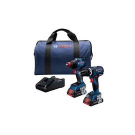 Bosch GXL18V-251B25 - Kit combinado de 2 herramientas de 18 V con Freak 1/4 pulgadas y 1/2 pulgadas, 2 baterías CORE18V 4.0 Ah