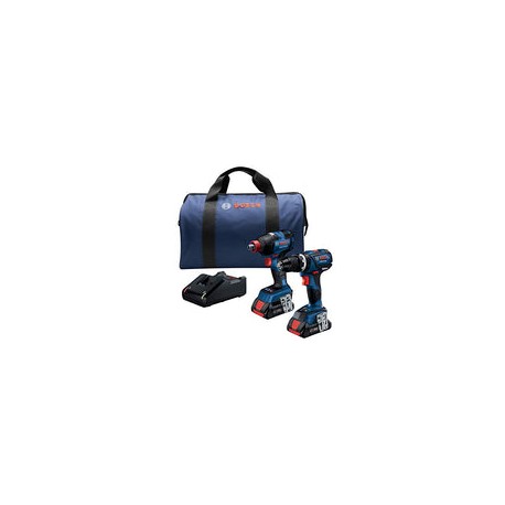 Bosch GXL18V-251B25 - Kit combinado de 2 herramientas de 18 V con Freak 1/4 pulgadas y 1/2 pulgadas, 2 baterías CORE18V 4.0 Ah