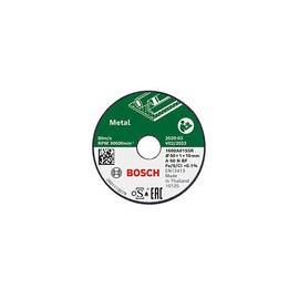Bosch Home and Garden 1600A01S5Y 3 discos de corte (para metal, Ø 50 mm, accesorios para Bosch Easy Cut&Grind)