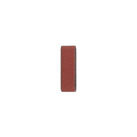 Bosch Home and Garden 2609256189 - Juego de lija de 3 piezas para lijadoras de cinta, color rojo, calidad 80, sin agujeros, suj