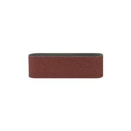 Bosch Home and Garden 2609256221 - Juego de 3 lijadoras de cinta (1 x 60 cm, 1 x 80 cm, 1 x 100 mm, sin agujeros, sujeción