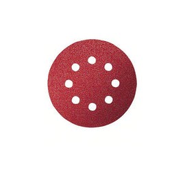 Bosch Home and Garden 2609256A27 - Juego de 5 hojas para lijadoras de órbita aleatoria 125.240