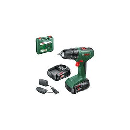 Bosch Home and Garden, atornillador a batería EasyDrill 18V-40 (2 baterías de 2,0.Ah, sistema de 18.V, en maletín de transporte