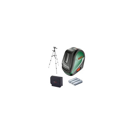 Bosch Set de nivel láser de líneas UniversalLevel 3 (trípode, 3 pilas AA, estuche blando alcance: 10 m tiempo de autonivelaci