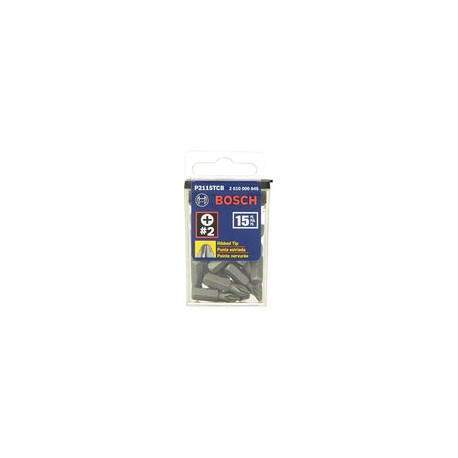 BOSCH P2115TCB - Broca Phillips de impacto (1 pulgada, 15 piezas)