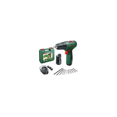 Bosch taladro/atornillador a batería EasyDrill 1200 (2 baterías, sistema de 12 V, en maletín de transporte)