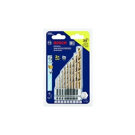Bosch TI9IM 9 Pc. Impact Tough Titanium Drill Bit Set,
