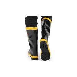 Botas de Seguridad, Extinción de Incendios Botas de Goma de Rescate Calzado de Protección Bota de Lluvia de Goma Antideslizante