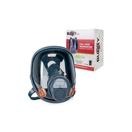 Breath Buddy Mascarilla de respiración con respirador de cara completa Filtro de aire - Refugio de ojos reutilizable para el po