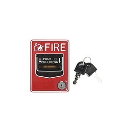 Botón de Alarma Contra Incendios, 9-28 VCC Estación de Alarma Contra Incendios Emergencia, Punto de llamada Manual Convencional
