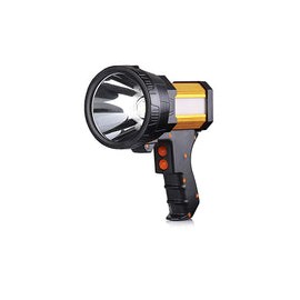 BUYSIGHT Foco recargable, foco de luz de mano, linterna grande de 10000 lúmenes, foco de mano, linterna ligera y súper brillant
