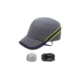 BWBZ Casco Gorra De Béisbol De Seguridad 5,5 CM ala Corta 360 ° Ventilación Total Material ABS Ajuste De Hebilla De Tres Engran