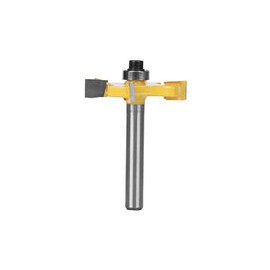 Broca enrutadora de carburo cementado de 4 cuchillas, cortador de limpieza de fondo plano, herramienta de corte para fresado de
