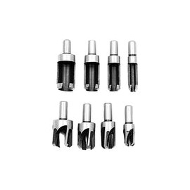 Broca SacaBocados Carpintero De Madera Concavo Sacabocado 8 Pzs Carpintería Cortador Taquete Taladro