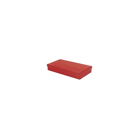 Caja de herramientas de metal, 9 – 2/3 pulgadas de largo x 5 pulgadas de ancho x 1 – 4/7 pulgadas de alto, calibre de 24 hojas