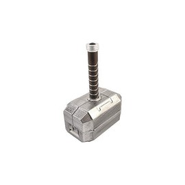 Caja de herramientas y linterna, diseño de martillo de Thor de Marvel, kit de herramientas, 28 piezas