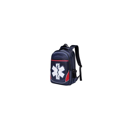 Camoredy First Aid Bag - Mochila médica vacía de emergencia roja para primeros auxilios, bolsa de trauma impermeable con múltip