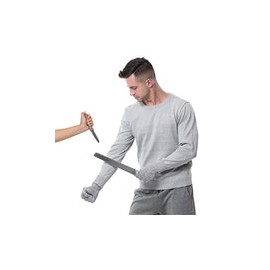 Camiseta resistente a los cortes, ropa de camisa a prueba de cuchillos, ropa protectora anticortes de 5 niveles (manga larga gr