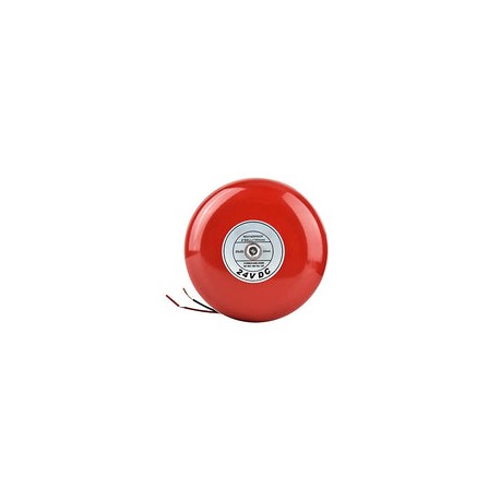 Campana de alarma de incendio Campana de alarma de incendio de seguridad Roja 24V 90dB Campana de alarma eléctrica Campana de a
