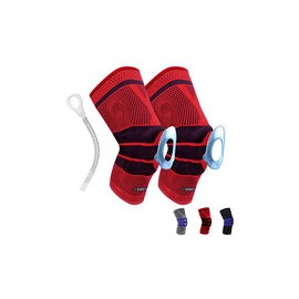 Canotagio Par de Rodillera Deportiva Acolchadas con Gel. Rodilleras de Compresión Manga para Pierna. Rodilleras Crossfit Soport