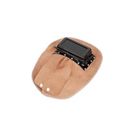 Capucha de soldador de cuero, equipo de protección de casco de soldadura, protector facial, gorra de trabajo, filtro solar de a