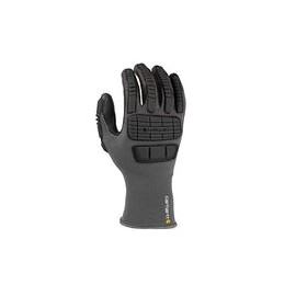 Carhartt Guante híbrido Impact para hombre, gris, Large