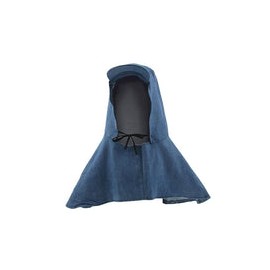 Capucha para soldadores retardante de llama con capa de soldadura azul
