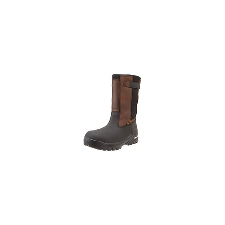 Carhartt Wellington Botas de Piel Impermeables para Hombre, 25 cm, Brown Oil Tan/Black Coated, 10 M US