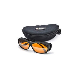 Carlany - Gafas de seguridad láser (190 nm-490 nm OD 6 +, gafas de protección láser profesional para 405 nm, 445 nm, 450 nm, 47