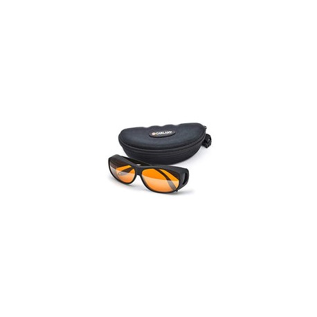 Carlany - Gafas de seguridad láser (190 nm-490 nm OD 6 +, gafas de protección láser profesional para 405 nm, 445 nm, 450 nm, 47