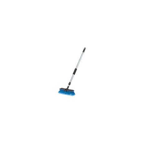 Carrand 93062 Deluxe Car Wash cepillo para polvo de inmersión de 10 pulgadas con poste de extensión de 65 pulgadas, azul y negr