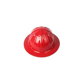 Casco de Aluminio Sombrero Grande Parasol Parasol Punto de Choque Casco Exterior Casco Duro (Color: Rojo)