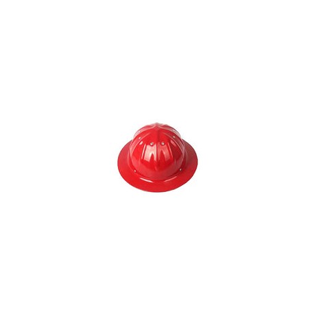Casco de Aluminio Sombrero Grande Parasol Parasol Punto de Choque Casco Exterior Casco Duro (Color: Rojo)