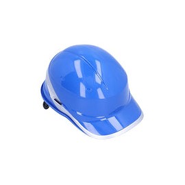 Casco de Seguridad Casco Ajustable Anti-rotura Azul con Franja Reflectante para Obras de Ingeniería de Energía